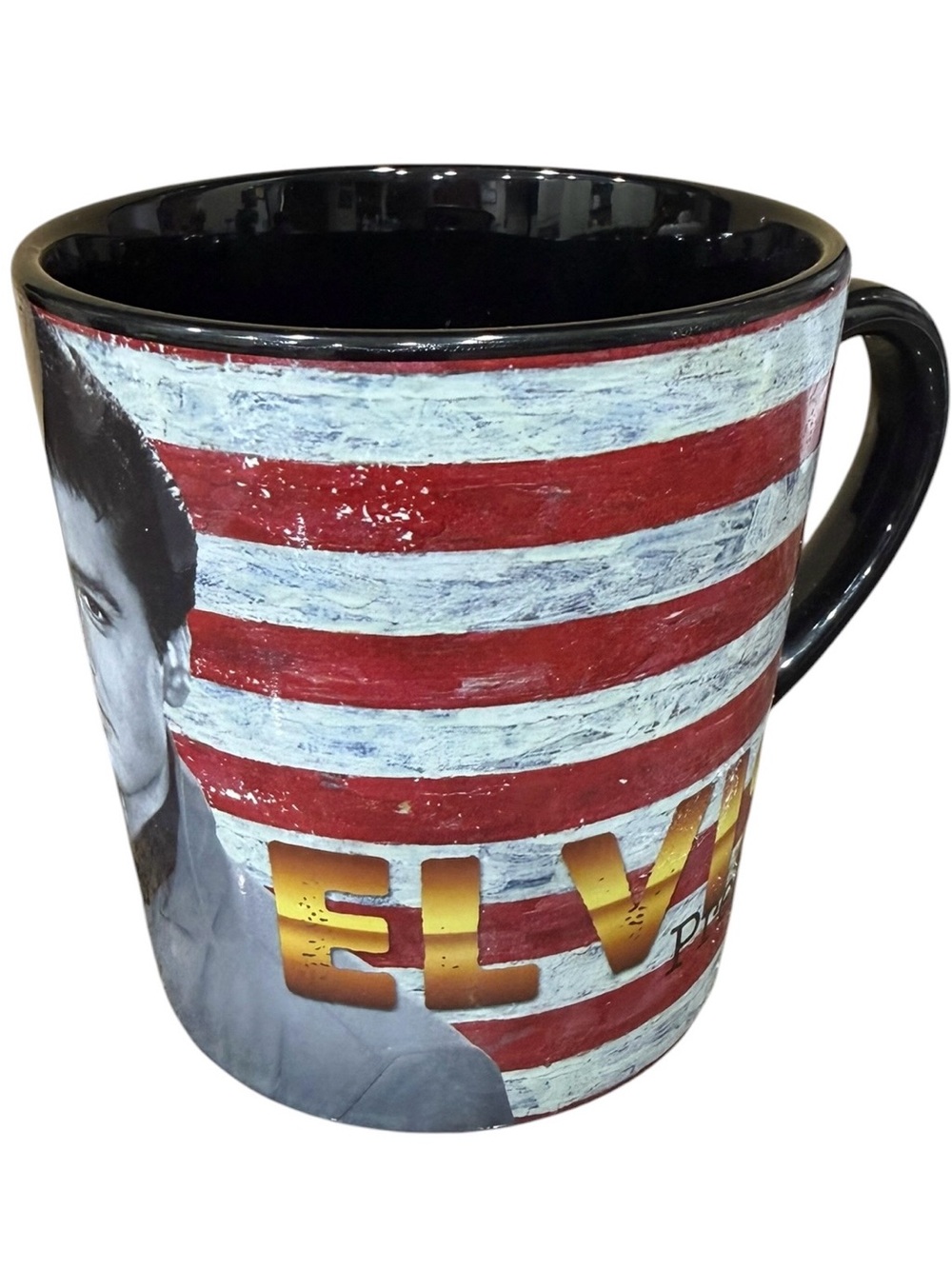 Vintage/ ELVIS PRESLEY Graceland Exclusive Americana Ceramic Mug/ 16 oz